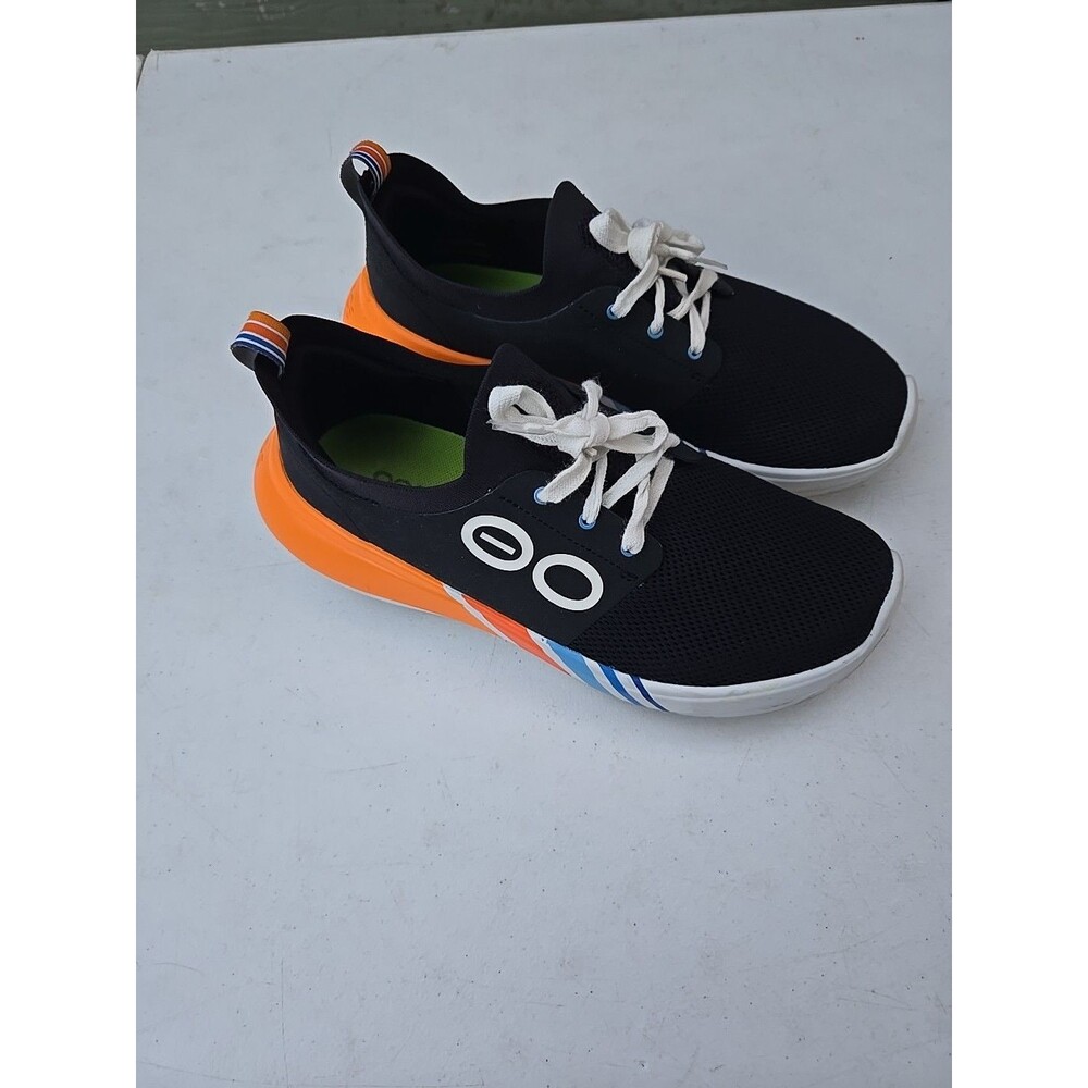 OOFOS OOmy Stride Recovery Comfort Shoes Lace Sneakers Womens Size 11 Blue/orang